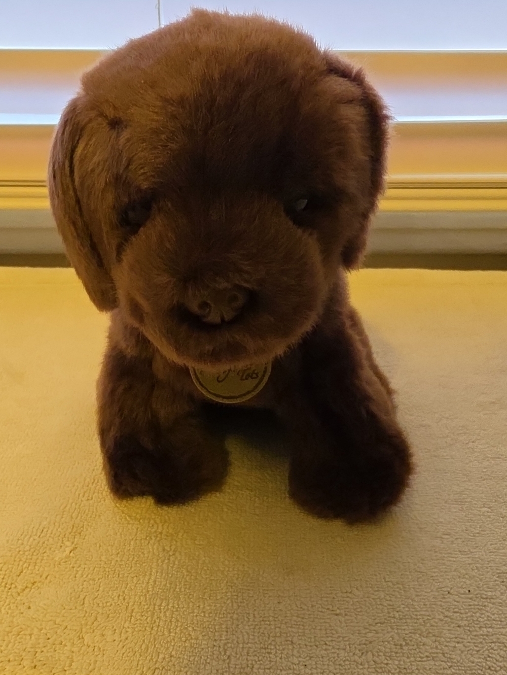 Aurora Miyoni Tots Plush Puppy - Rich Brown Fur